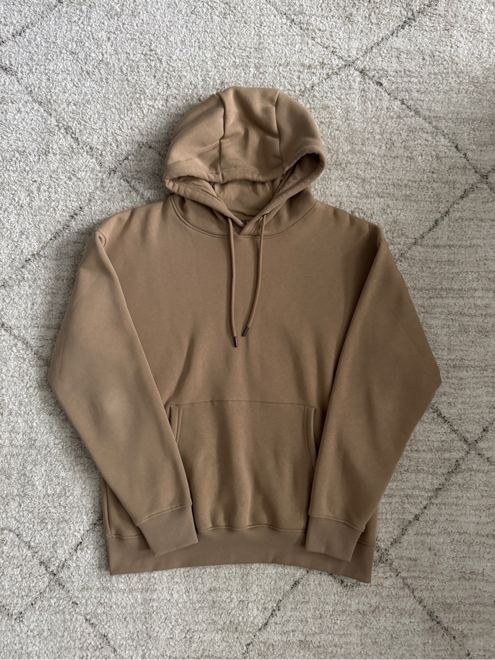 Denim & Flower Biege Hoodie - Men